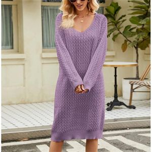 Casual Jurken Plus Size Trui Jurk Kabel Gebreide Trui Twist Knitwears Trend Design Vrouwen Comfortabele Truien Vestido Outfit Y2K Kleding