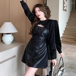 Robes décontractées Q-w adies japonais streetwearrsvppap officiels Store Suisse sexy pull ultra-châle châle haute taille de taille sans dossier