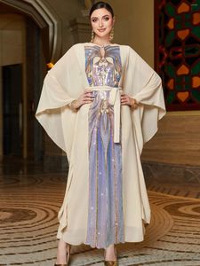 Robes décontractées Ramadan Eid Mubarak Dubai Kaftan Abaya Turquie robe de soirée musulmane Vêtements islamiques africain pour femmes caftan