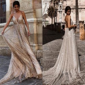 Casual jurken sexy glitter pailletten banden lange jurk dames mouwloos avondfeestje fee 2023 zomerclub vakantie strand prom outfits