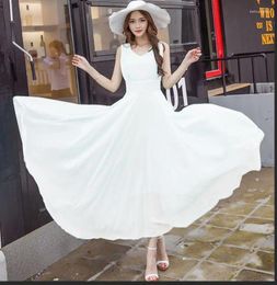 Casual jurken Sexy Women Elegant Chiffon Maxi Lace Dress Vestido de Festa Bandage Sundressspageant Princess Party Formal Long