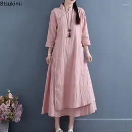 Robes décontractées robe de style chinois print