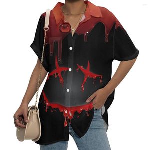 Casual jurken lente zomer zomers button shirt shirt jurk rode splash inkt print ontwerp mode trend dagelijkse dames dames