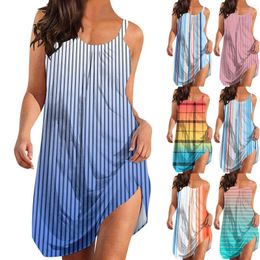 Sukienki na co dzień Lato dla kobiet Mini Midi Maxi Sukienka z kieszeniami Damski sztuczny jedwab
