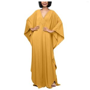 Casual jurken Summer Ladies Beach Cover Up Loose Plus Size Robe Vacation Sun Protection Shirt Swimsuit Women Bikini Cover-ups