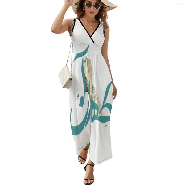 Robes décontractées Téhéran Robe sans manches Femme Summer 2024 Occasion formelle Cocktail de vêtements pour femmes