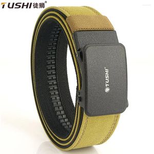 Casual Jurken TUSHI Riem Heren Outdoor Jacht Metaal Tactisch Multifunctionele Legering Gesp Hoge kwaliteit Marine Corps Canvas Hangend pistool