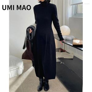 Robes décontractées umi mao automne hiver ringon français