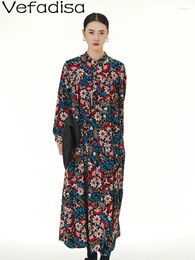 Robes décontractées Vefadisa 2024 Printemps Été Surdimensionné Swing Jupe Robe Lâche Imprimer Personnalisé À La Mode Fille Mode Vêtements Pour Femmes ZY3874