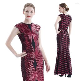 Casual jurken vrouwen jaren 1920 gatsby jurk 20s vintage o-neck pailletten kralen maxi cocktail party flapper mesh prom jurk lang elegant