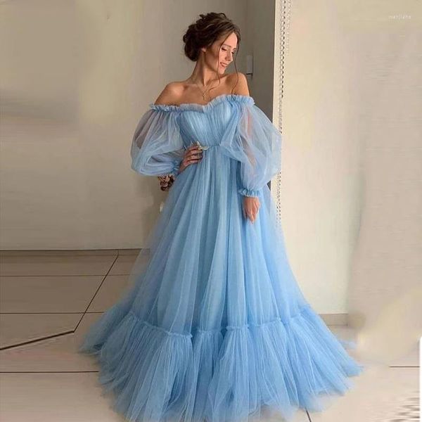 Robes décontractées femmes 2023 été Tulle Tutu robe taille haute longue Style bal vêtements anniversaire mariage fête princesse Maxi Sexy