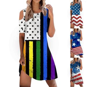 Vestidos casuales Vestido de verano para mujer Manga corta para chicas adolescentes Moda para mujer Sexy