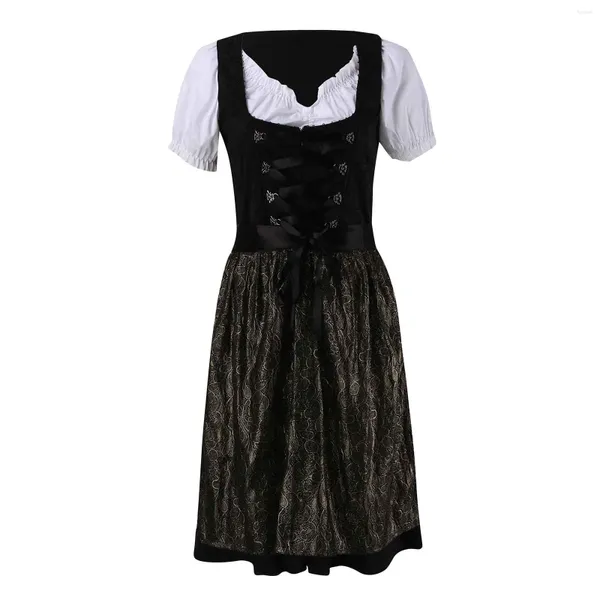 Robes décontractées Femmes Dames Beer Maid Authentique Dressss Allemand Dirndl Oktoberfest Costumes Fête Halloween Fantaisie Festival Costume