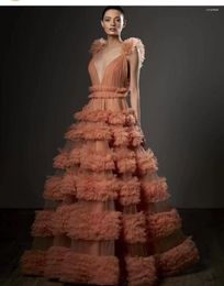 Vestidos informales de lujo para mujer, vestido de fiesta de noche rosa, vestido de baile de encaje de malla Vintage elegante, Vestidos de noche formales, Vestidos de graduación