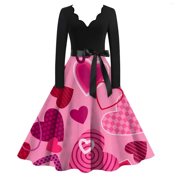 Vestidos casuales para mujeres y de moda Valentín Valentín Día de San Valentín sudaderas con capucha de vestimenta vintage Sweinshirts Fashion Women Camisetas