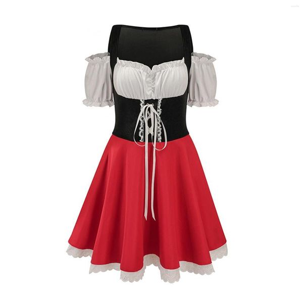 Robes décontractées vêtements de bière féminin festival allemand carnaval bar fille sonnerie