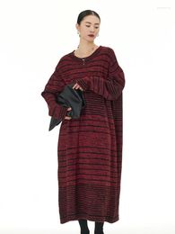 Robes décontractées Pull de chouchis pour femmes Robe 2024 AUTUMNE Version coréenne d'hiver
