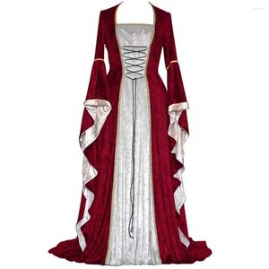 Robes décontractées Femmes Vintage Longueur de plancher Gothique Cosplay Robe Occasion formelle Soirée Lâche Été Y2K