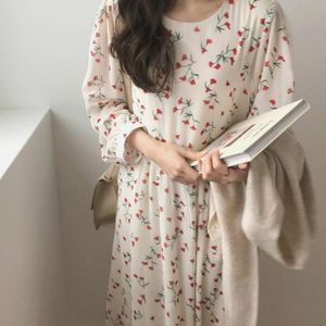 Casual jurken vrouwen zomer witte lange bloemen chiffon jurk a-line ruche plus size vestidos gewaad femme sukienki jurken