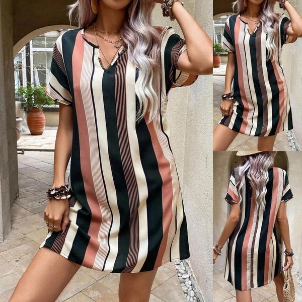 Vestidos casuales de moda para mujer tops mangas largas