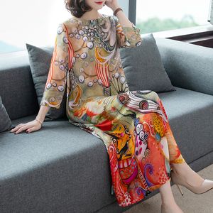 Vestidos casuales ZUOMAN Summer Vintage Plus Size Floral Silk Sundress Boho Beach Midi Elegant Women Party Bodycon Vestidos 230130