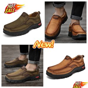 Casual Explosieve schoenen Heren grote maat heren casual GAI heren draagbare nieuwe lederen schoenen trainer Stijlvol Waterdicht Elegant 2024 gemakkelijk te matchen 38-51 bigsize