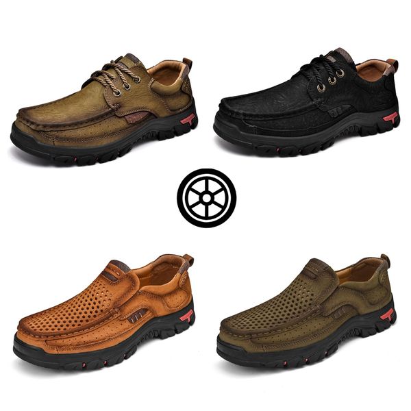 Zapatos explosivos casuales Mocasines de cuero de gran tamaño para hombres Casual para hombres GAILeisure Venta caliente para hombres Clásicos para hombres Nuevas llegadas Zapatos prácticos con ventilación portátil 2024