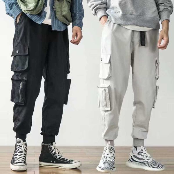 Streetwear Hip Hop Hip Hop Hijoujuku Pantalons Hommes Pantalon Casual Jogging Harem Track Harem Track Hommes Pants X0723