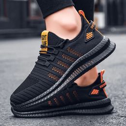 Casual Fashion Mesh Lac up Breathable Lightweight Walking Sneakers Men Shoes Size Support Drop Sport