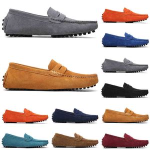 Mode décontractée-femmes Chaussures plates Authentique peau de vache Boucle en métal Dames en cuir Mules Princetown Hommes Trample Paresseux Robe chaussureJogging en plein air