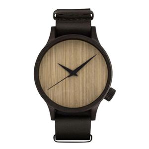 Casual mode houten horloge heren en dames bamboe luxe mannen zakelijke kwarts polshorloges clock252g