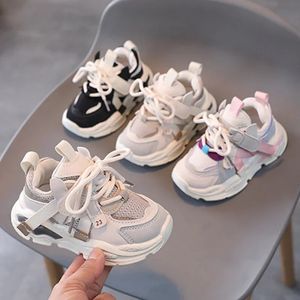 Casual platte sneakers schoenen kinderen antislip zacht bodem baby sneaker kinderen maat meisjes jongens sport 240426