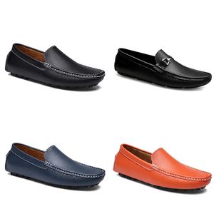 GAI – chaussures décontractées en cuir pour femmes et hommes, semelle souple, noir, blanc, rouge, Orange, bleu, marron, baskets d'entraînement confortables 04 72753