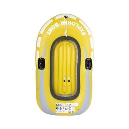 Bateau gonflable décontracté pêche professionnel outil de Sport nautique en plein air canoë 12 personnes petit ruisseau en PVC kayak plongée 240127