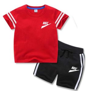 Vêtements décontractés pour enfants, ensemble 2 pièces, vêtements Cool pour garçons, T-shirt et short, survêtement pour garçons, vêtements pour bébés