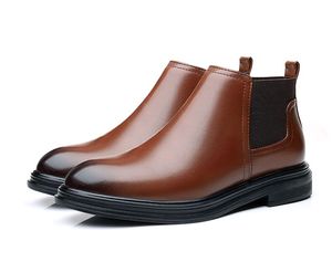 Chaussures en cuir décontractées pour hommes de luxe italiens chaussures Oxford robe hommes sans lacet bureau Fumer mode bottes formelles élégantes