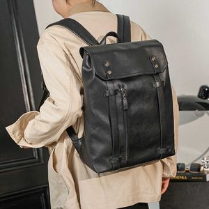 Mochila ligera informal, versión coreana, bolso para hombre, mochila de tendencia a la moda, mochila escolar para estudiantes, bolsa de viaje de gran capacidad 230615