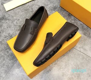 Casual luxurys Designer schoenen bestuurders lederen loafer herenjurk