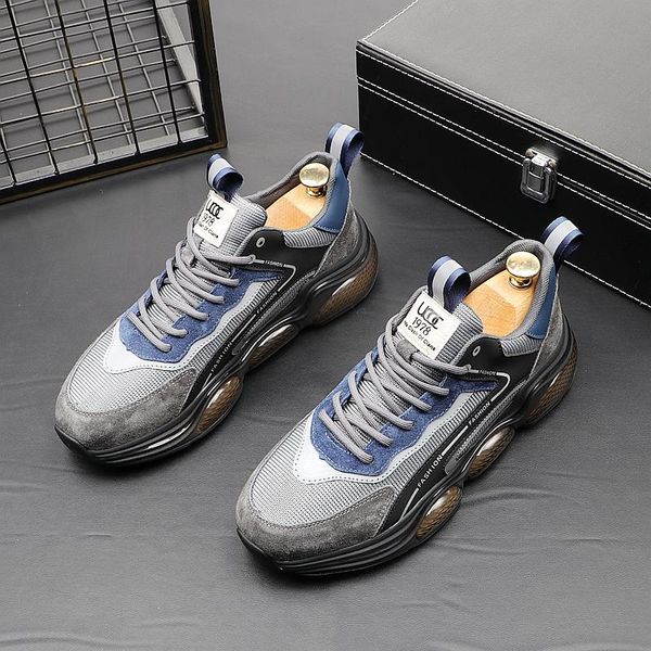 Baskets de coussin mâle décontractées Air Jogging Sport automne Comfort Running Trainers Platform Chaussures pour hommes Tenis masculi