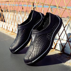 Sandalias informales sin cordones para hombre, sandalias con plataforma para playa, punta redonda, antideslizantes, a la moda, combina con todo, transpirables y resistentes al agua para exteriores 31