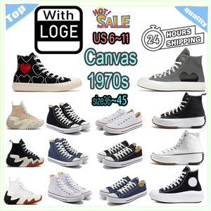 Chaussures pour femmes décontractées baskets star classiques Chuck 70 Chucks 1970 1970S Big Eyes Taylor All Platform Stras Shoe Name Name Mens Canvas Size36-44