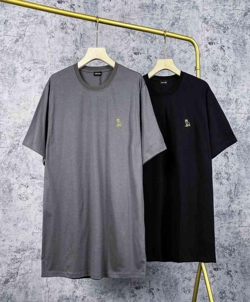 Mens décontractés 039s Tshirts Tshirt d'été confortable Coton Simple Owl Broidered Boys039 TOP FO7C2410051