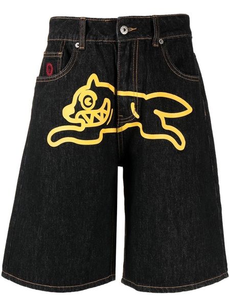 Mentillage décontracté de créateur pour hommes en jean lavé hétéro Black Jean Denim Shorts Pocket Bouton