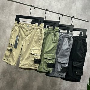 Shorts décontractés pour hommes Pantalons cargo Designer Boussole Shorts brodés Créateur de mode Hommes avec de grandes poches latérales Shorts Pantalons de survêtement de mode d'été Pantalons de fitness