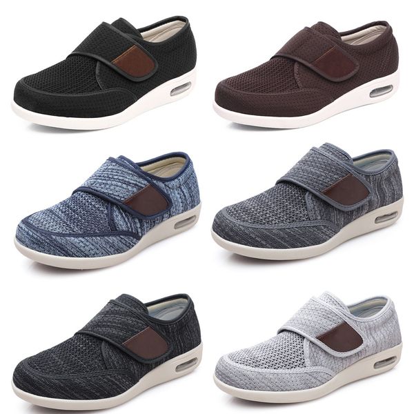 Casual Multi Zapatos Color Transpirable Hombres Negro Gris Azul Marrón Para Hombre Mujer Entrenadores Deporte Al Aire Libre Zapatillas 995613 s