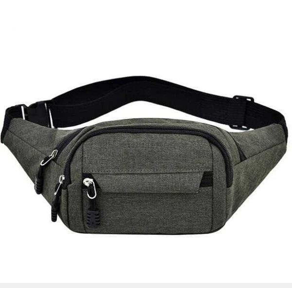 Casual Sports de plein air Sac de taille Oxford étanche Utilitaire Sac de taille Pochette Bike Ride Réglable Gym Sling Chest packs Fanny Hip Ceinture Sacs pour la randonnée Camping Running