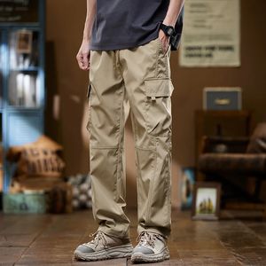 Pantalon décontracté pour hommes élastiques en vrac de couleur un pantalon à crampons à la mode