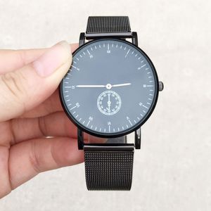 Casual pau merk vrouwen mannen unisex stijl stalen metalen band analoge quartz polshorloge 02