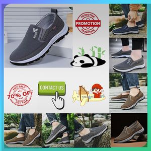 Casual platform Designer schoenen voor oudere man van middelbare leeftijd Stevig wandelen Herfstborduurwerk Comfortabel slijtvast Antislip zacht zoolwerk