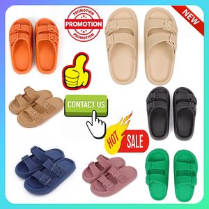 Livraison gratuite Casual Platform Slides Hommes Femme anti-dérapant résistant à l'usure Léger respirant Coupe basse semelles souples sandales Plat Summer Beach Slipper